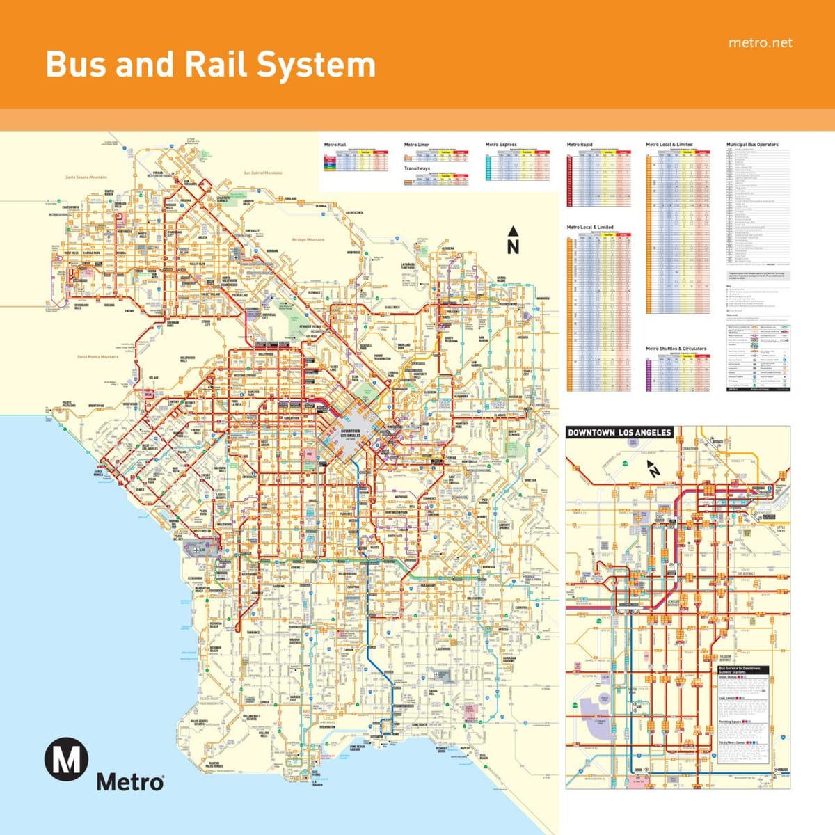 Los Angeles trânsito mapa