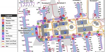 Lax terminal de gate mapa