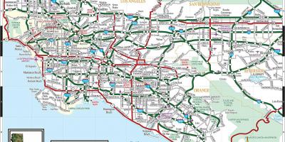 Mapa de Los Angeles estrada