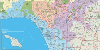 Mapa de beverly hills Los Angeles